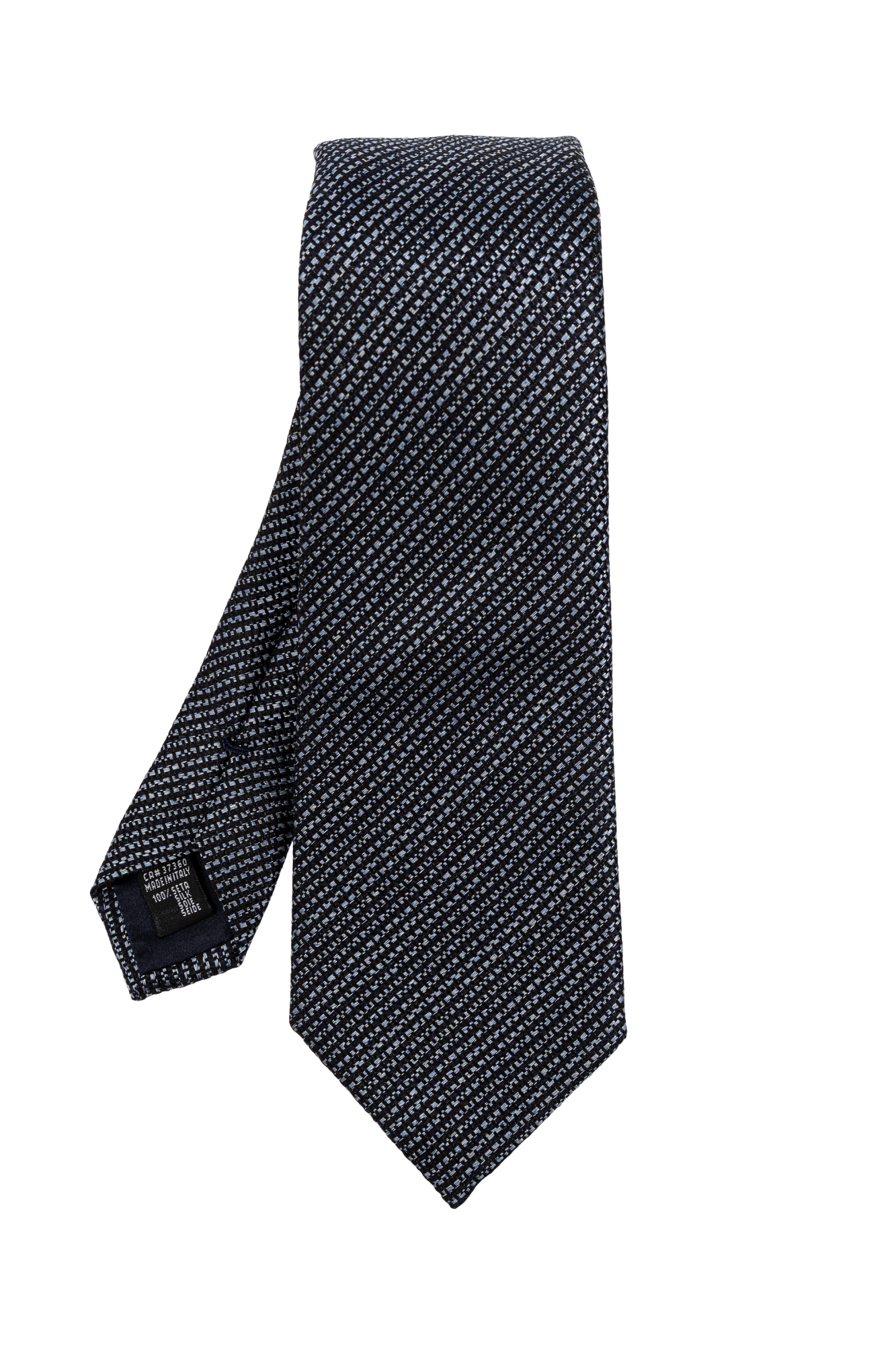 GIORGIO ARMANI ITALY shops SILK TIE PINK BLACK WEAVE GRAY STRIPE 3.75